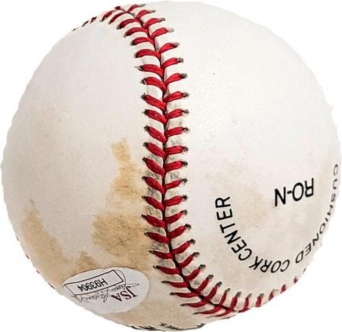 חתימה על חתימה של טקס קלבנגר NL בייסבול ניו יורק ינקי JSA H93904 - כדורי בייסבול עם חתימה