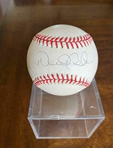 דרק ג'טר חתום על עידן טירון חתימה בייסבול אוטומטי PSA/DNA Loa Yankees Hof - כדורי בייסבול עם חתימה