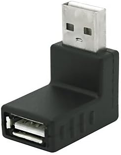 BL 90 מעלות USB 2.0 סוג A זכר למתאם ממיר USB נקבה