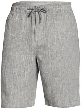 מכנסי פשתן של סקיגול גברים מכנסיים קצרים של חוף גברים, 2023 לוחות יבש מהיר של קיץ חיצוני