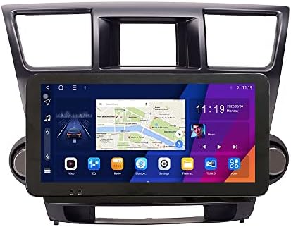 Zertran 10.33 QLED/IPS 1600x720 מסך מגע Carplay & Android Auto Android Autoradio ניווט סטריאו נגן מולטימדיה GPS רדיו DSP Fortoyota Highlander