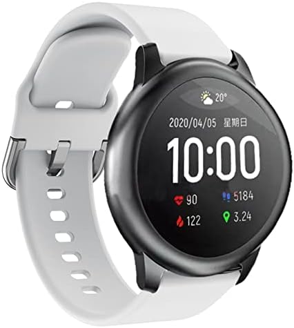 אביזרי צמיד Bahdb Watchband 22 ממ עבור Xiaomi Haylou Solar LS05 שעון חכם רצועות החלפת סיליקון רכות רצועות כף היד