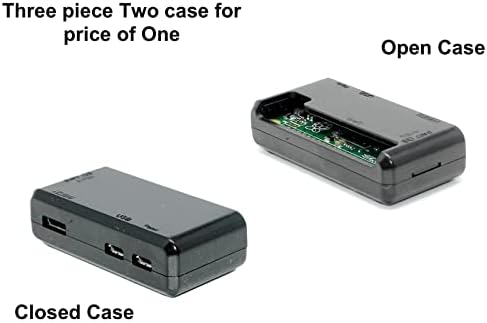 רכיבי SB Raspberry Pi Zero Case, כיסוי מקרה מגן עבור Raspberry Pi Zero & Zero 2 W - שחור