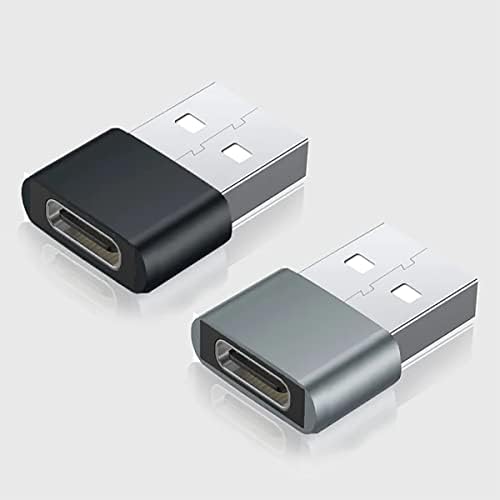 USB-C נקבה ל- USB מתאם מהיר זכר התואם לטלפון ASUS ROG שלך למטען, סנכרון, מכשירי OTG כמו מקלדת, עכבר, מיקוד, GAMEPAD, PD