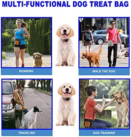 Joyeuse - כיס לטיפול בכלבים - עם תיק שקיות קקי ושקית אחסון צעצועים - 3 דרכים ללבוש - אטום למים וקל לניקוי - מתאים לאימונים והליכה