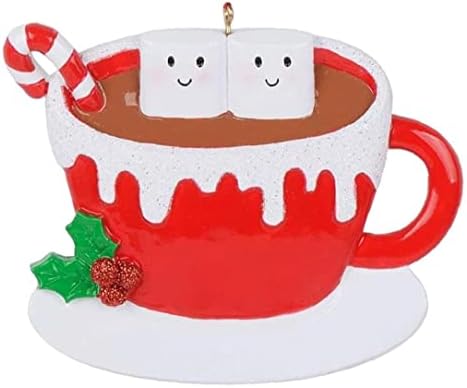 ציוד לחג המולד של פויאורה, עיצוב מסיבות, קישוט עץ חג המולד תליה כוס קפה כוס חג המולד שרף שרף שומר סגנון קישוט 1