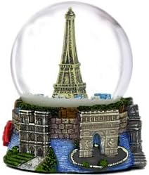 מגדל פריז אייפל גלובוס שלג מזכרת, גלובוס זכוכית 65 ממ