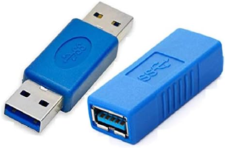 2 חבילה ביצועים עוצמתיים USB C 3.0 Type-A זכר ל- USB מתאם נשי למחשב סמארטפון, טאבלטים, מחשב נייד ומחשב שולחני