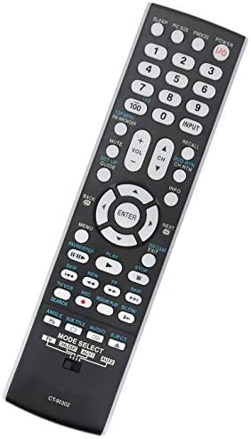 CT-90302 Remote Control Replacement for Toshiba TV 22AV500 22AV500U 37CV510U 40G300U3 32RV530U 42RV530 42RV530U 55G300 55G300U CT-90302