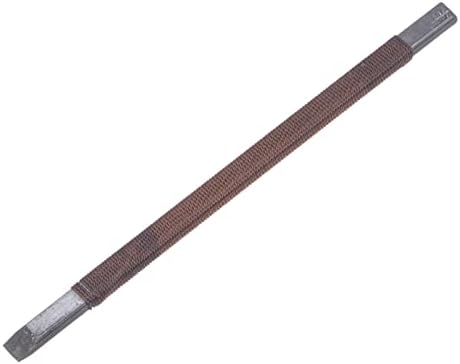 עץ אזמלים גילוף סכין, 5.5 ממ מנגן פלדה שטוח טיפ נגרות יד כלי גרבר 145 ממ אורך עם פוליאסטר חוט ידית