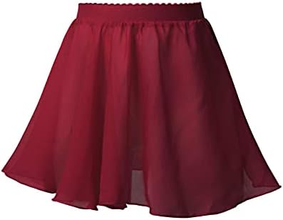 ילדי יומין ילדות בנות פו-עטוף חצאית בלט בבל גד בגד גוף נשיכה לשמלת מעטפת פעוטות שיפון החלקה על תלבושות טוטו