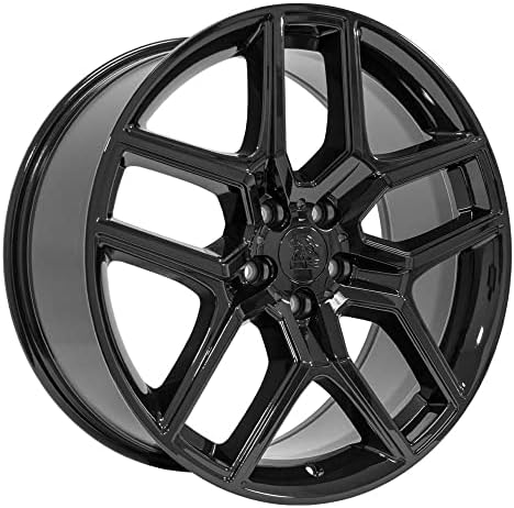 Oe Wheels LLC 20 אינץ 'חישוקים מתאימים לפורד אקספלורר Flex Freestyle Lincoln Mkt Explorer Style Black 20x9 Rim Hollander 10061 סט