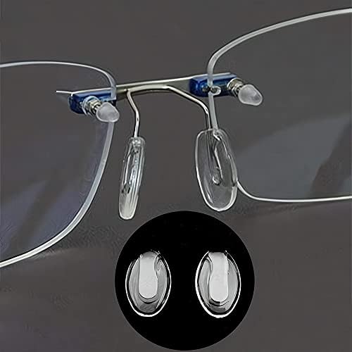 רפידות האף של משקפיים, קו 5 זוגות משקפי ראייה לאף משקפי ראייה לכוסות משקפיים ללא מסגרות, החלפת צלליות מעצבים מעצבי צלליות חתיכות אף משקפיים,