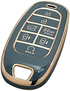 מכונית מכונית מכונית מכסה כיסוי FOB ליונדאי, מחזיק מקשים מפתח TPU מיוחד עבור יונדאי אלנטרה טוסון סונטה אלנטרה GT IONIQ 4 כפתורים מגן מפתח