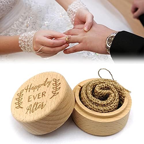 NNJHHG AC207 חריטה אישית לחתונה כפרית תכשיטי טבעת עץ תכשיטים מאחסון תכשיטים בהתאמה אישית בהתאמה אישית בשמחה אחרי טבעות עמידות