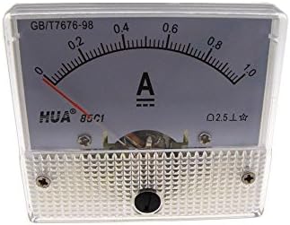 DC 0-1A לוח מחט אנלוגי DC Ammeter 85C1