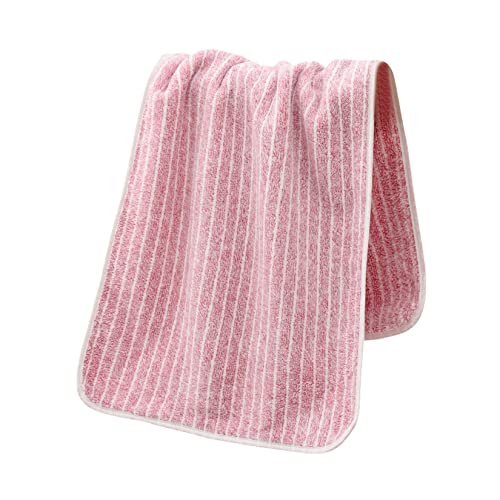 מגבת פנים של פס פס רכה עיבוי אמבטיה מכווץ סופגת מגבת ניקיון ליופי סלון מלון ספא בית חדר אמבטיה