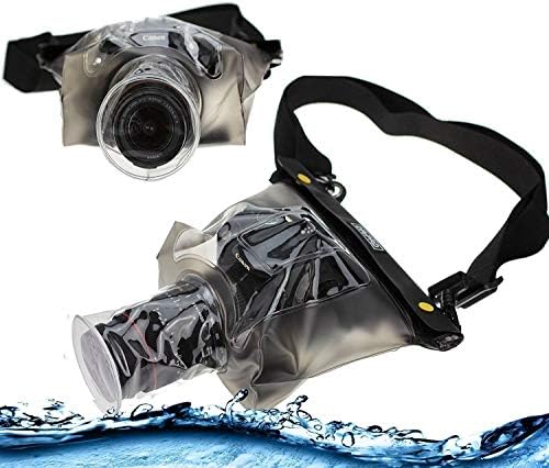 Navitech DSLR SLR עמיד למים מארז דיור מתחת למים/כיסוי שקית יבש תואמת לסוני? 5000