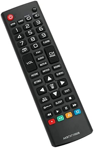 AKB73715608 Replacement Remote fit for LG TV 42LP560M 42LN541C 39LN549E 42LN549E 42PN4500 50PN4500 32LP560M 42LN5200 50PN5300 50LN5310