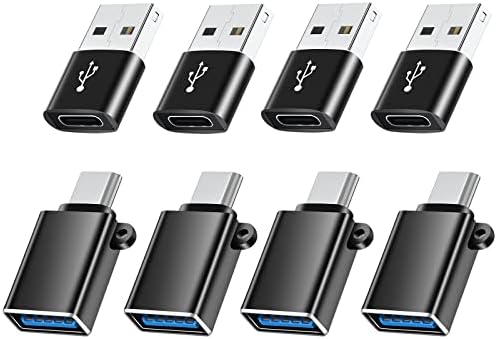 מתאם USB C ל- USB, מתאם USB ל- USB C, מתאם USB-C ל- USB, USB A ל- USB C מתאם, סוג C ל- USB, מתאם USB C עבור MacBook Pro, IMAC, מחשב ועוד