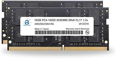 Adamanta 32GB שדרוג זיכרון מחשב נייד תואם ל- Dell Latitude 14 3000 3490 DDR4 2400MHz PC4-19200 SODIMM 2RX8 CL17 1.2V מחברת RAM DRAM