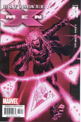 אקס-מן אולטימטיבי 51 וי-אף / נ. מ.; ספר קומיקס מארוול / בריאן ק. ווהן גמביט