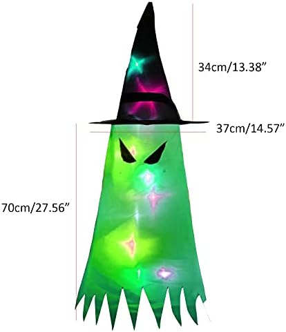 Yiisu ifbi20 קישוט גן זוהר נורות LED LED נורות לחג תליון מנורת מכשפה