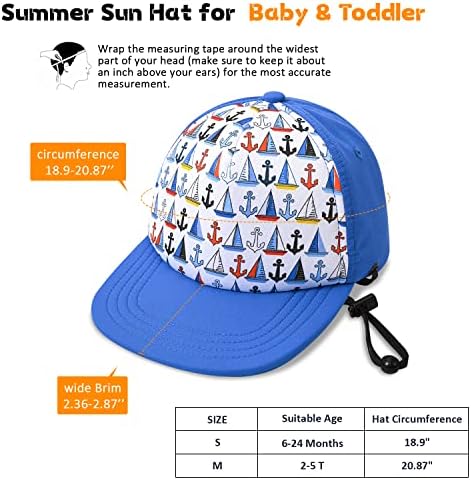 ילדי בייסבול כובע מגן, פעוט ילד ילדה שמש הגנת כובע כותנה כובעים,שמש כובע עבור תינוק קטן בנות בני ילדים