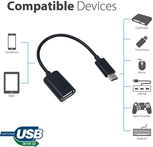 מתאם OTG USB-C 3.0 תואם ל- LG 17Z990-R.AAS8U1 שלך לפונקציות מהירות, מאומתות, מרובות שימוש כמו מקלדת, כונני אגודל, עכברים וכו '.