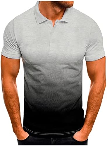 וונקומג1 ספורט כפתור למטה למעלה לגברים ספורט שיפוע חולצה קצר שרוול דש הנלי חולצות 2022 אופנה חולצה ל0324