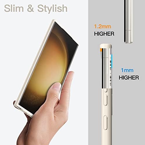 Jetech Slim Fit Case עבור Samsung Galaxy S23 Ultra 5G 6.8 אינץ