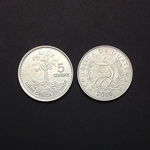 גואטמלה 5 סנט מטבע מטבע מטבע יחיד 2010 KM276.6