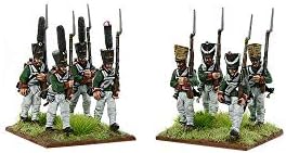 שחור אבקת נפוליאון פורטוגזית קו חיל רגלים 1:56 צבאי משחקי מלחמה פלסטיק דגם קיט