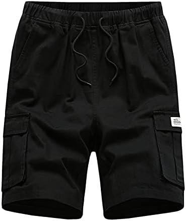 מכנסי מטען RTRDE לגברים לגברים מכנסי כיס לכיס כותנה חמש נקודות מכנסיים חמש נקודות סרבלים
