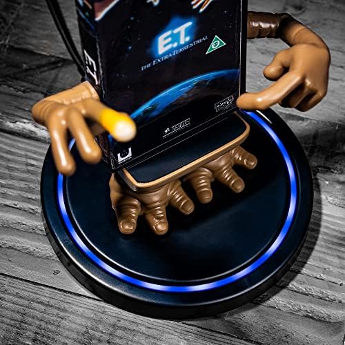 Power Idolz מאת Numskull E.T. מחזיק טלפון מטען אלחוטי VHS - תואם למכשירים המאפשרים QI, סחורה מהירה QI - רשמית ET