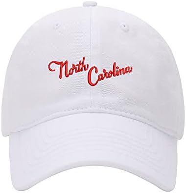בייסבול כובע גברים צפון קרוליינה רקום שטף כותנה אבא כובע בייסבול כובעים