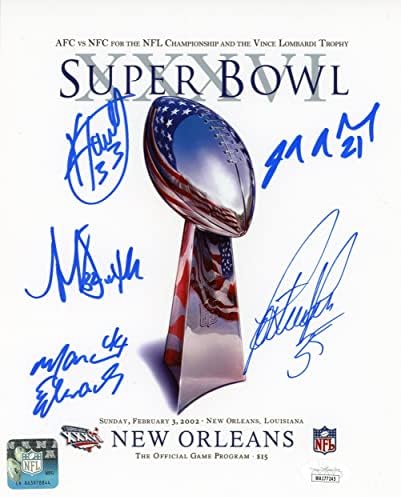 Super Bowl XXXVI חתימה 8x10 צילום - תמונות NFL עם חתימה