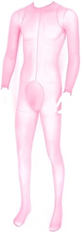 ייהוימין גברים סקסיים רואים דרך הלבשה תחתונה של מועדון סרבל ההלבשה ההיאבקות יחיד גרבי גוף מלא
