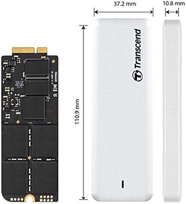 Transcend 240GB Jetdrive 725 Sataiii 6GB/S ערכת עדכון כונן מצב מוצק עבור MacBook Pro 15 עם תצוגת רשתית, אמצע 2012 - תחילת 2013