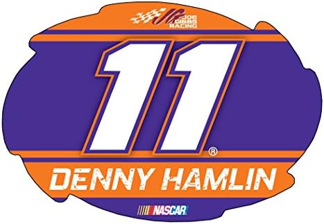 NASCAR 11 DENNY HAMLIN 5 X6 Swirl & Stripe Design מגנט-חדש לשנת !