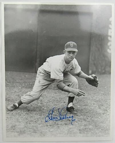 Clem Labine חתום חתימה אוטומטית 8x10 Photo IX - תמונות MLB עם חתימה