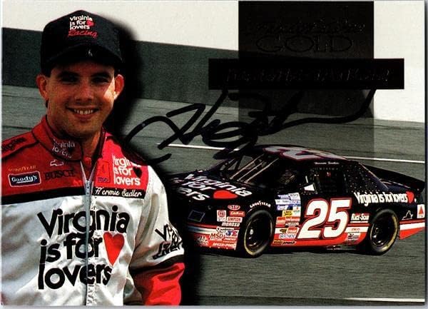 כרטיס מסחר חתימה של הרמי סאדלר 1994 קו סיום מס '78 - כרטיסי NASCAR עם חתימה