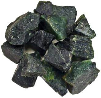 אבני חן מהפנטות חומרים: 2 קילוגרמים אבנים סרפנטין ירוקות עמוקות מאסיה - גבישים טבעיים גולמיים גולמיים גסים לגיבוש, נפילה, ללבין, ליטוש,