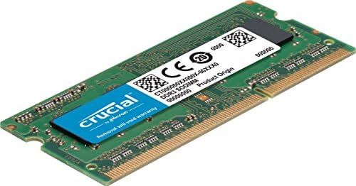 מכריע 4GB DDR3/DDR3L 1066 MT/S SODIMM זיכרון 204 פינים עבור MAC - CT4G3S1067M
