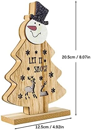 חג המולד קישוטי עץ צבוע חג המולד אורות עם חלול אותיות שלג חג המולד קישוטי גדול חג המולד קישוט