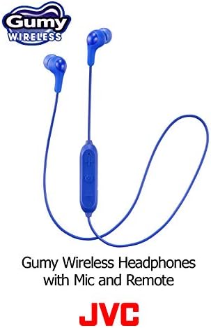 אוזניים אלחוטיות רכות JVC עם טיפים לשהייה, מרחוק ומיקרופון וירוק Bluetooth