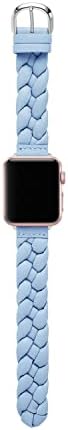 קייט ספייד ניו יורק להחלפה להחלפת עור תואם לתאריך 38/40 ממ רצועות Apple- רצועות Apple Watch Series 8/7/6/5/4/3/2/1/SE