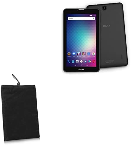 מארז גליבה תואם לספר המגע Blu M7 MTK - כיס קטיפה, שרוול תיק בד רך עם שרוך עם חוט עבור Blu Touchbook M7 MTK, Blu Touchbook M7 MTK, M7 Pro