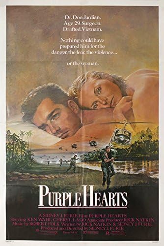 Purple Hearts 1984 ארהב פוסטר גיליון אחד