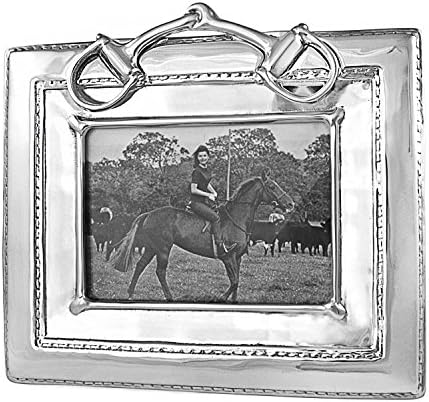 Beatriz Ball Equestrian Snaffle Bit 5x7 Frame